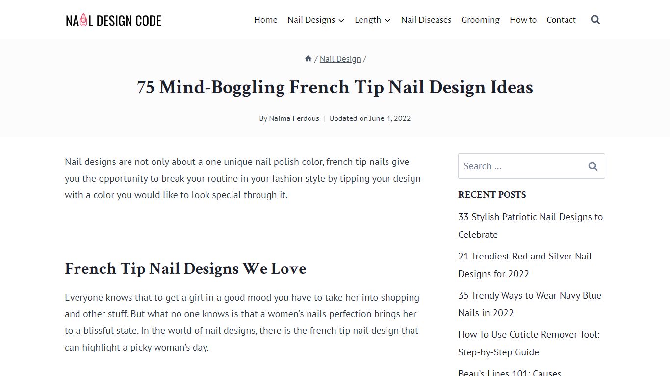 75 Mind-Boggling French Tip Nail Design Ideas – NailDesignCode
