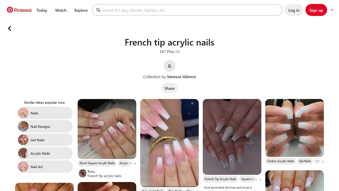 160 Best French tip acrylic nails ideas in 2022 - Pinterest