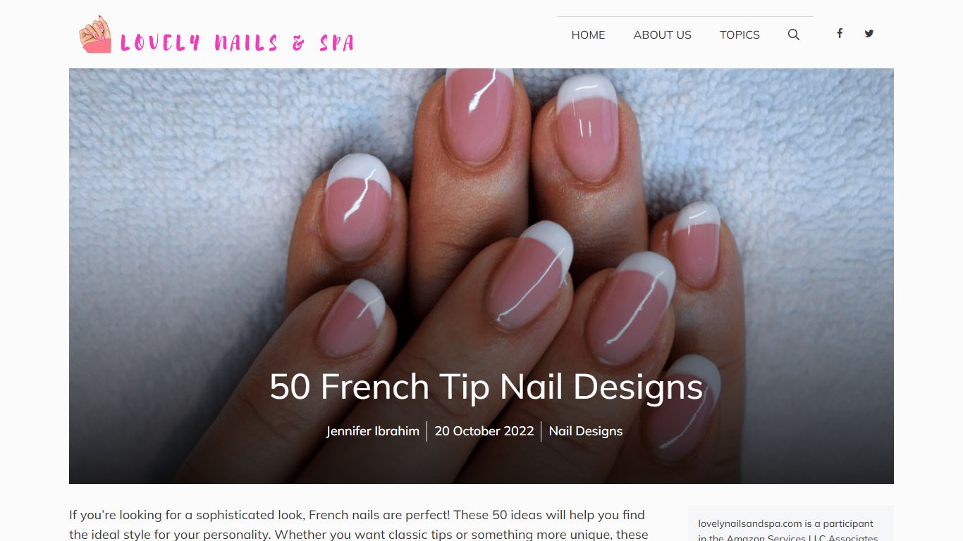 50 French Tip Nail Designs – Lovely Nails And Spa