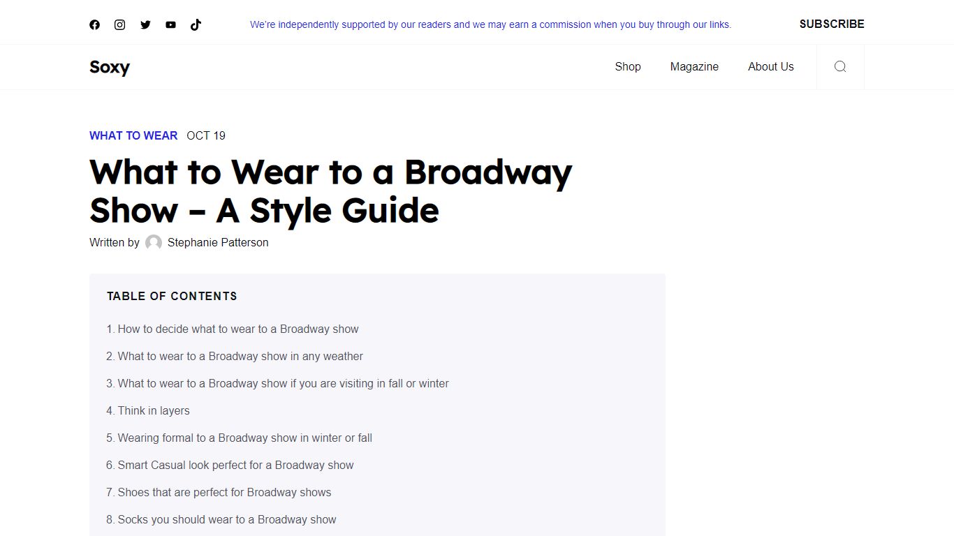 What to Wear to a Broadway Show - The Ultimate Guide | Soxy