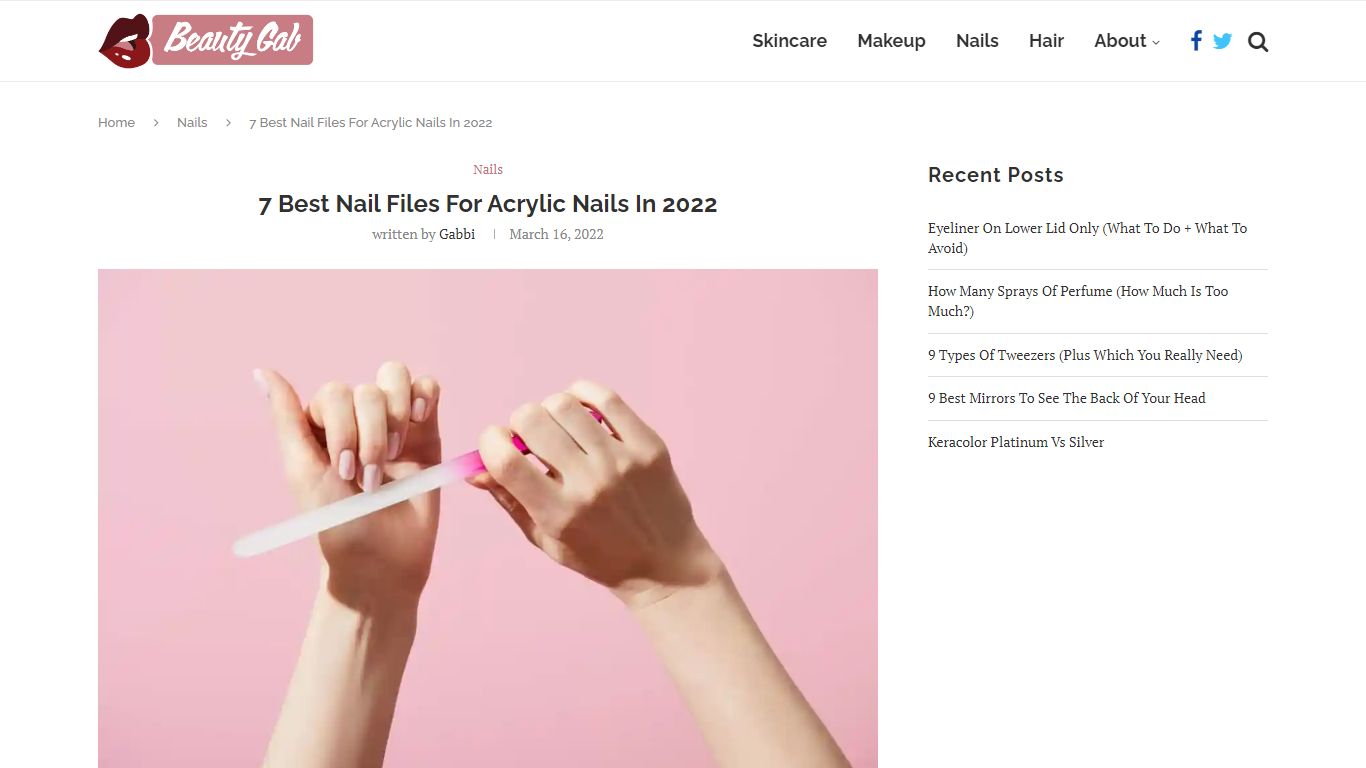 7 Best Nail Files For Acrylic Nails In 2022 - Beautygab.com