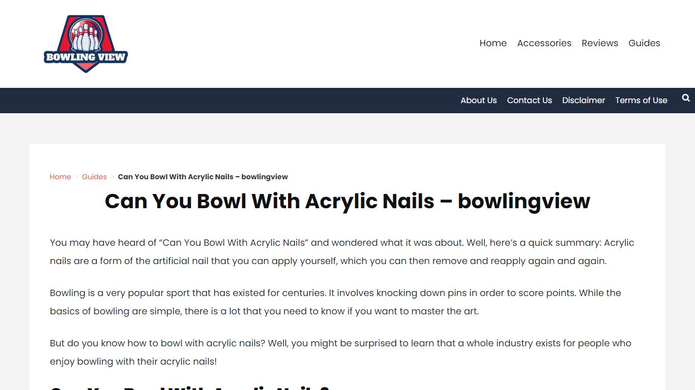 Can You Bowl With Acrylic Nails - bowlingview