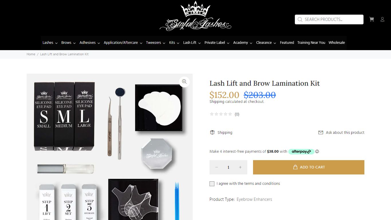 Lash Lift and Brow Lamination Kit - Fast Shipping! - Sinful Lashes