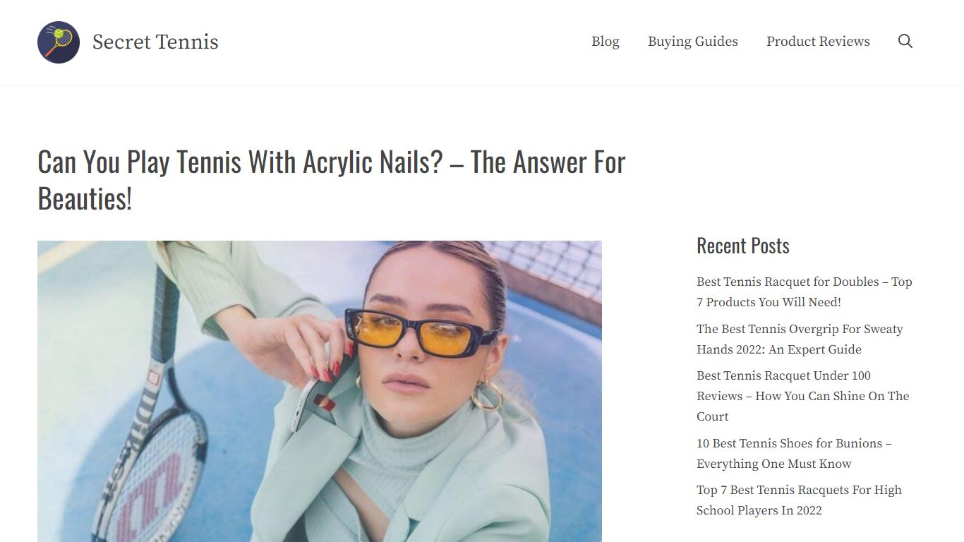 Can You Play Tennis With Acrylic Nails? - Things to Know