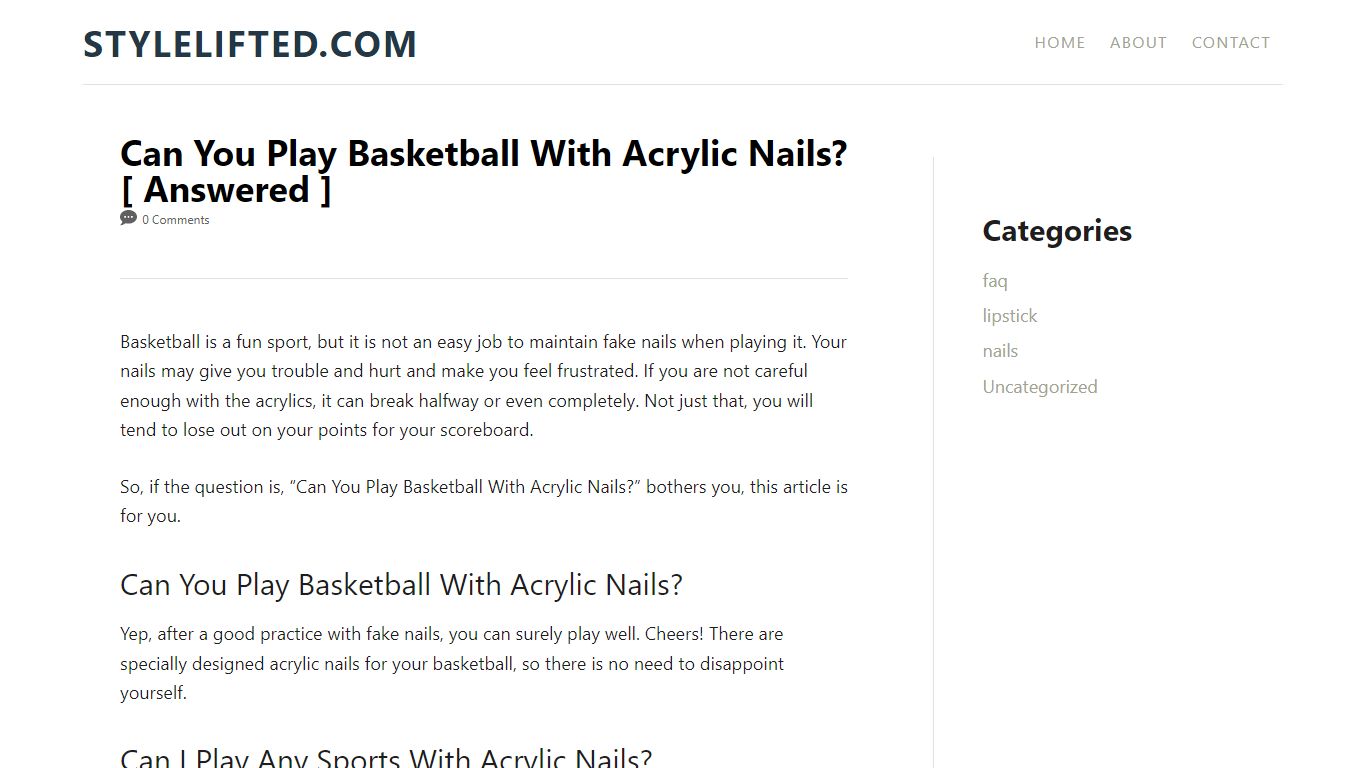 Can You Play Basketball With Acrylic Nails? [ Answered ]