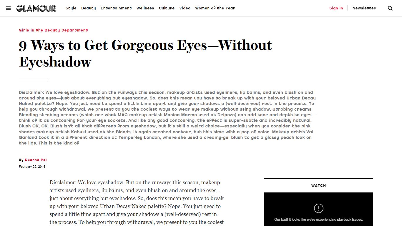 9 Ways to Get Gorgeous Eyes—Without Eyeshadow - Glamour