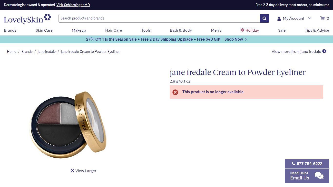 jane iredale Cream to Powder Eyeliner | LovelySkin