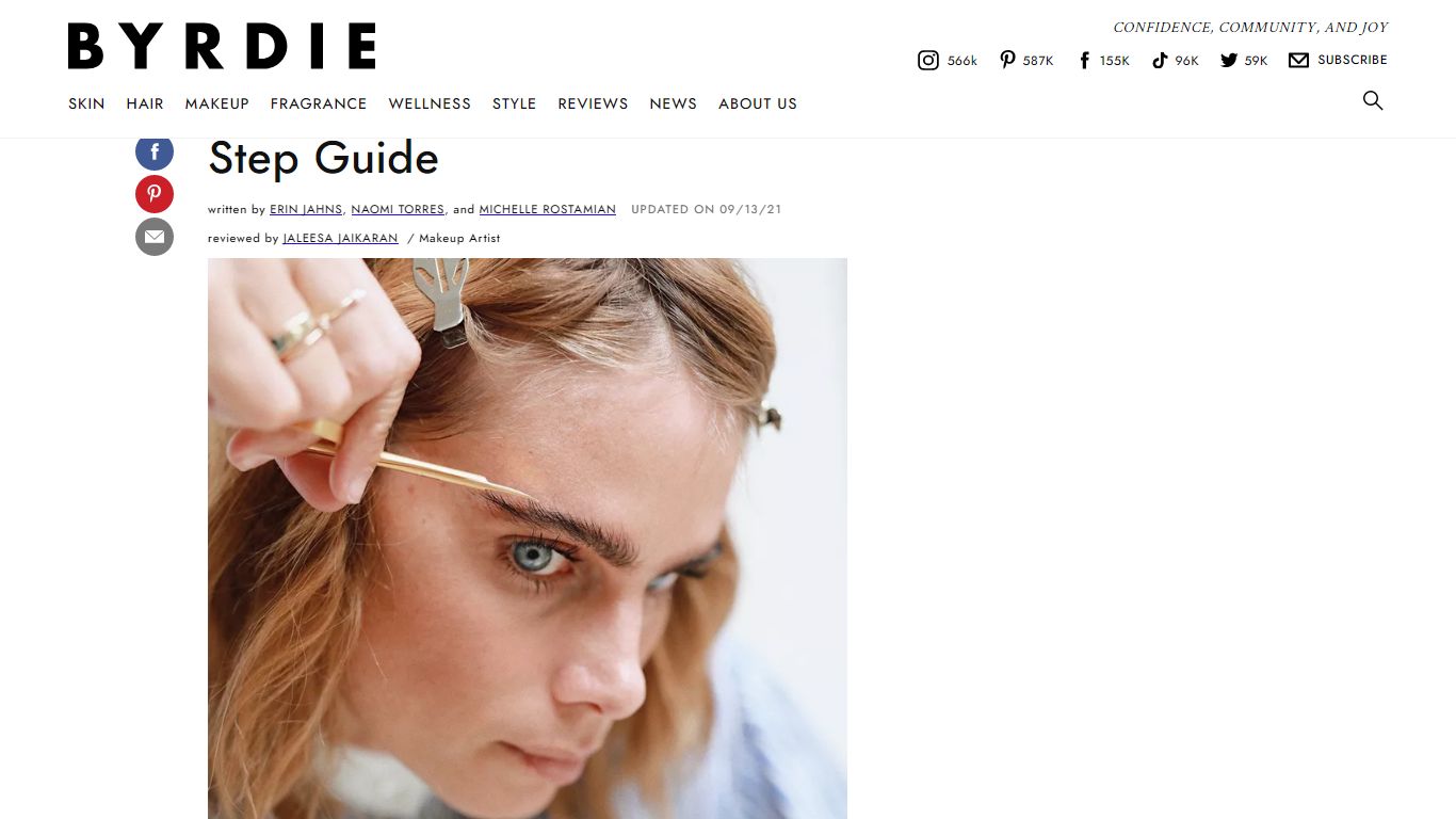 How to Trim Your Eyebrows: A Step-By-Step Guide - Byrdie