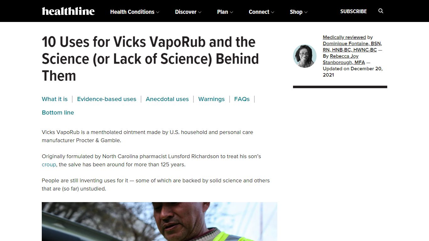 10 Potential Uses for Vicks VapoRub - Healthline