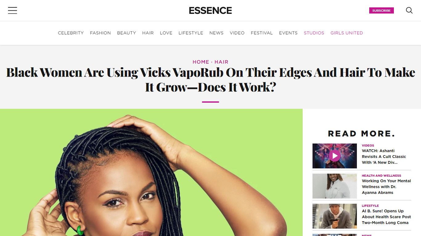 Black Women Are Using Vicks VapoRub on Their Edges and Hair - Essence