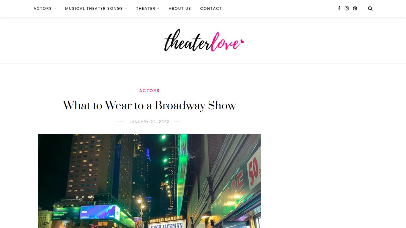 What to Wear to a Broadway Show - Theater Love