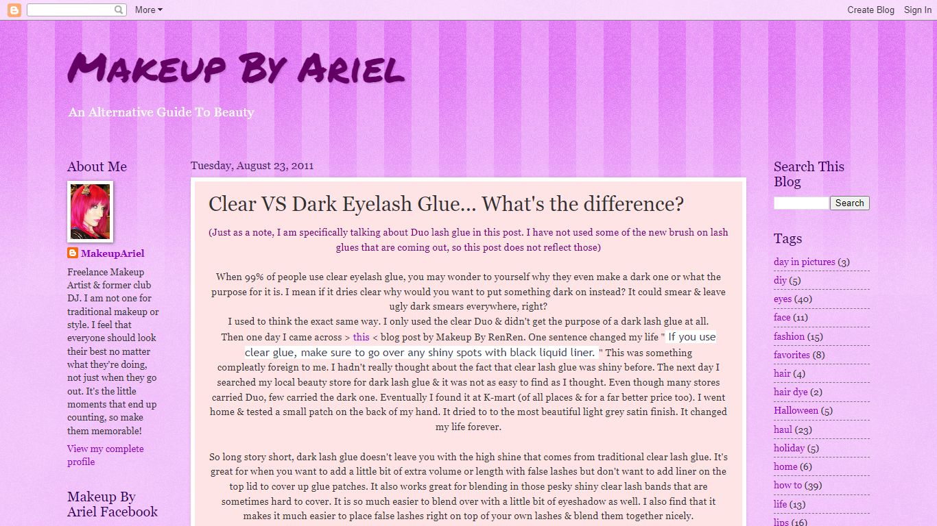 Clear VS Dark Eyelash Glue... What's the difference? - Blogger