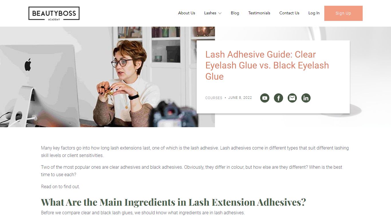 Lash Adhesive: Clear Eyelash Glue vs. Black Eyelash Glue