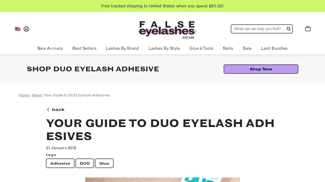 Your Guide to DUO Eyelash Adhesives | False Eyelashes