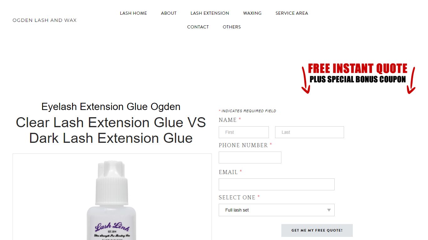 Clear Lash Extension Glue VS Dark Lash Extension Glue