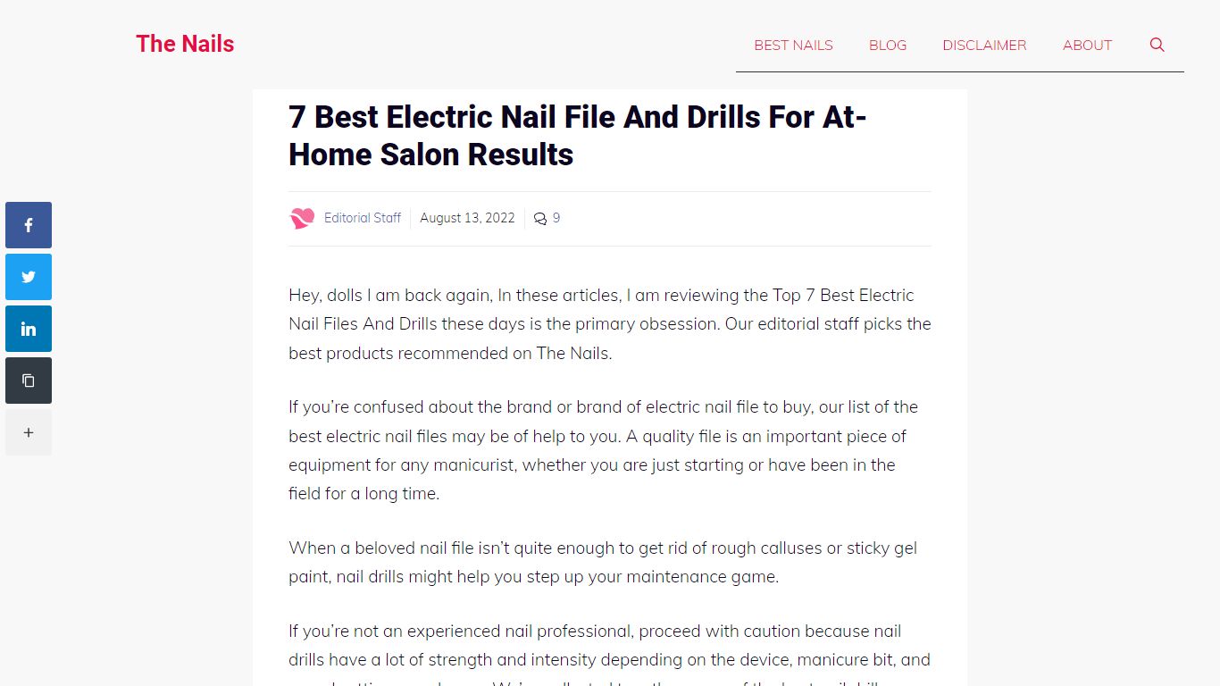 7 Best Electric Nail File And Drills For At-Home Salon Results - The Nails