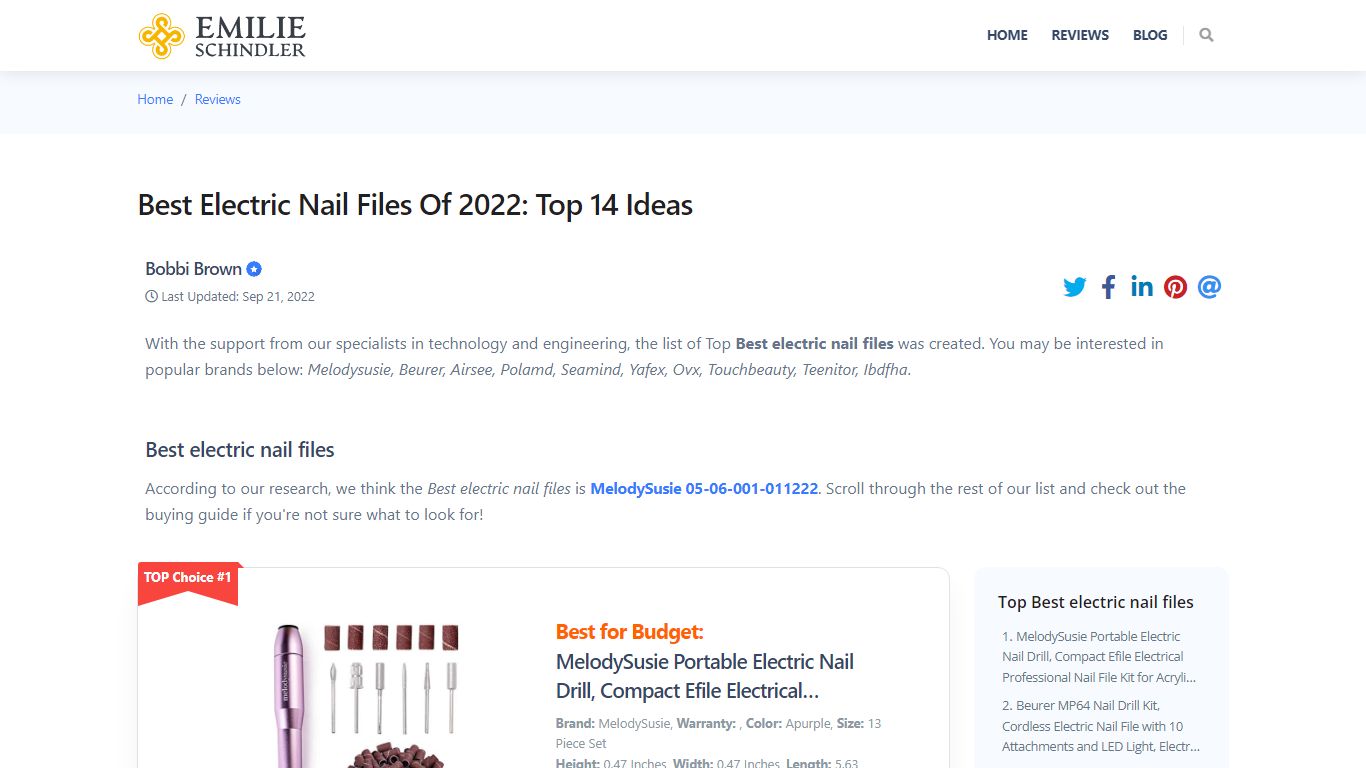 Best Electric Nail Files Of 2022: Top 14 Ideas - EmilieSchindler
