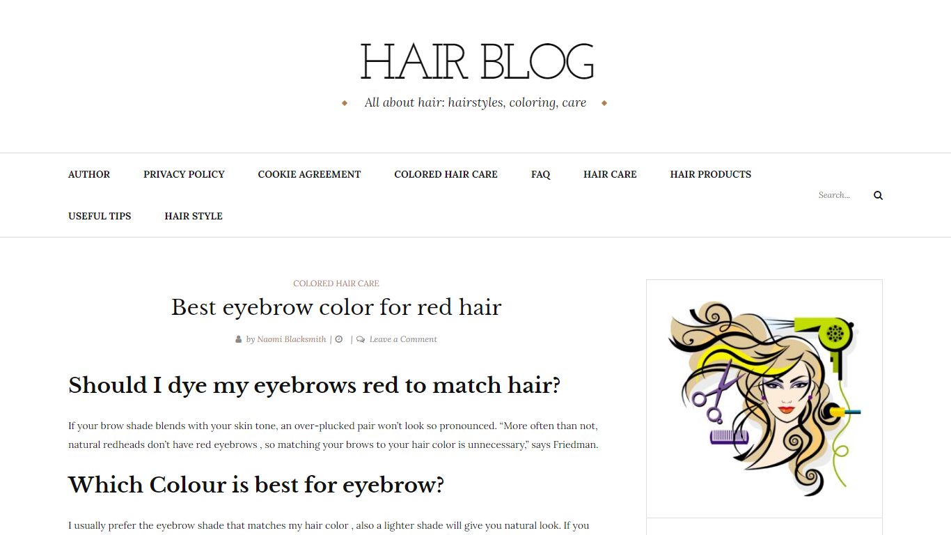 Best eyebrow color for red hair - lakeannehairdesign.com