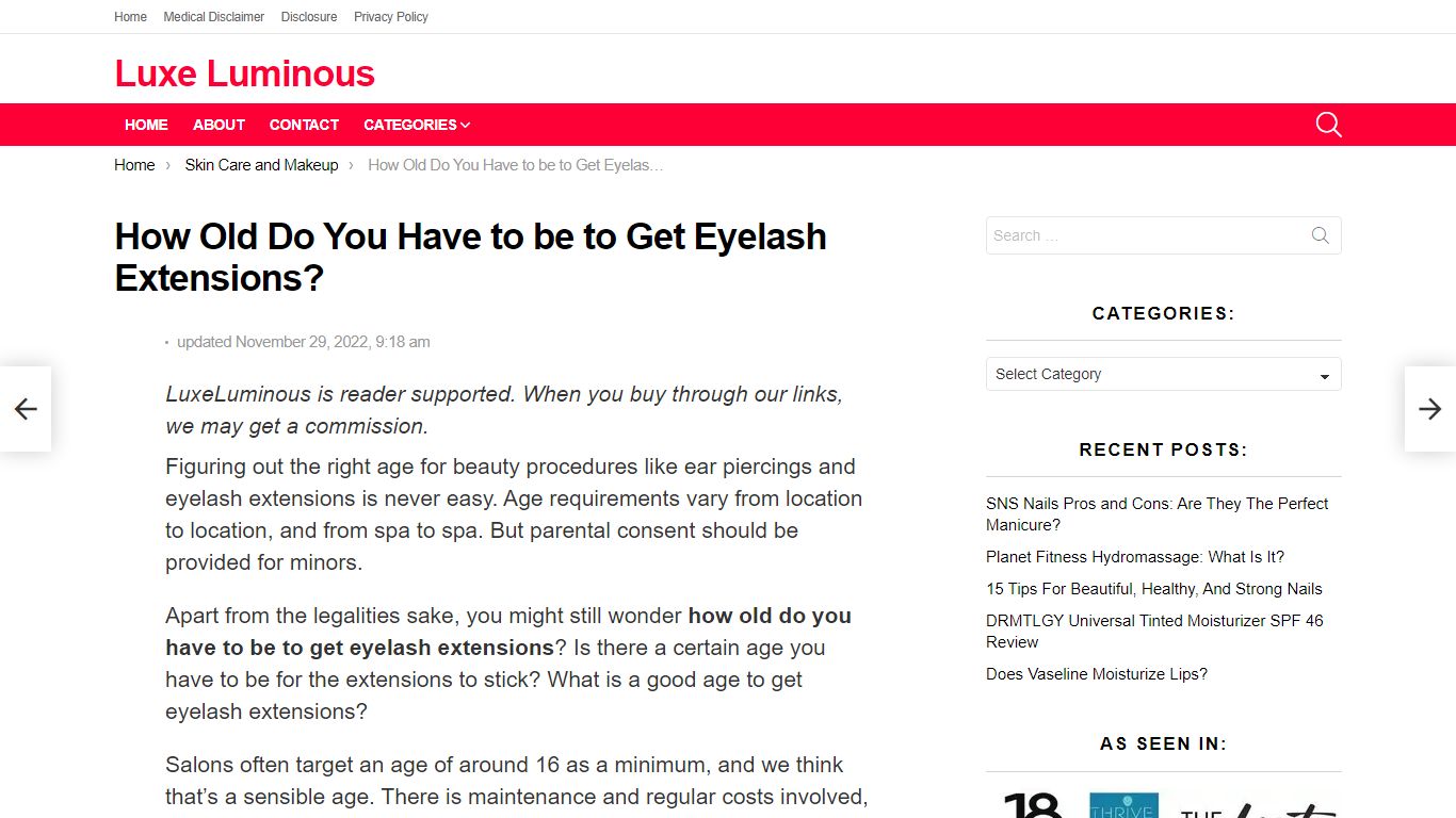 What Is A Good Age To Get Eyelash Extensions? - Luxe Luminous