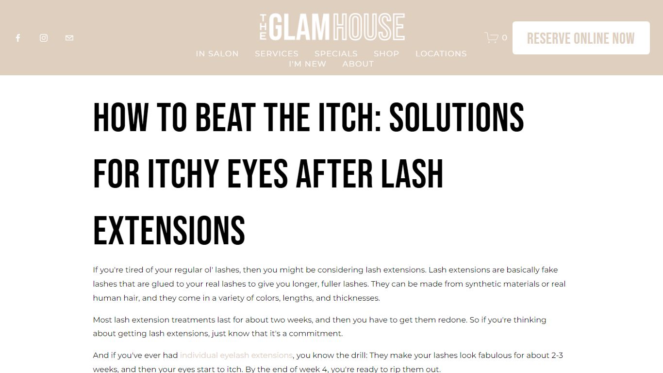How to Beat the Itch: Solutions for Itchy Eyes after Lash Extensions ...