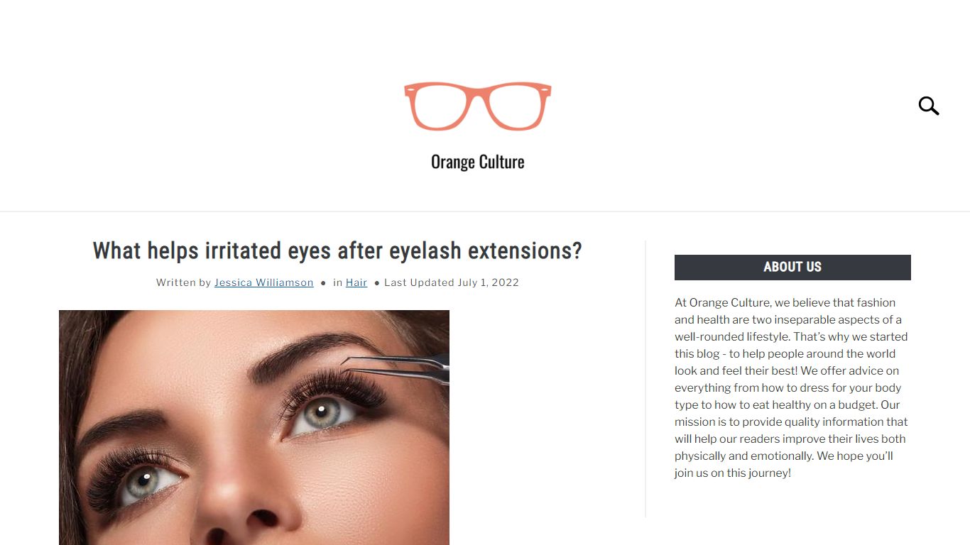 What helps irritated eyes after eyelash extensions?