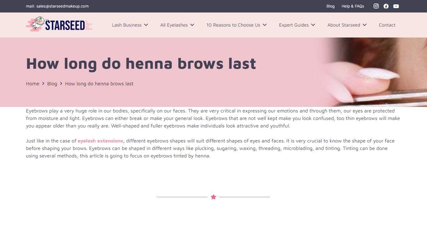 How Long Does Henna Brow Last - Starseed