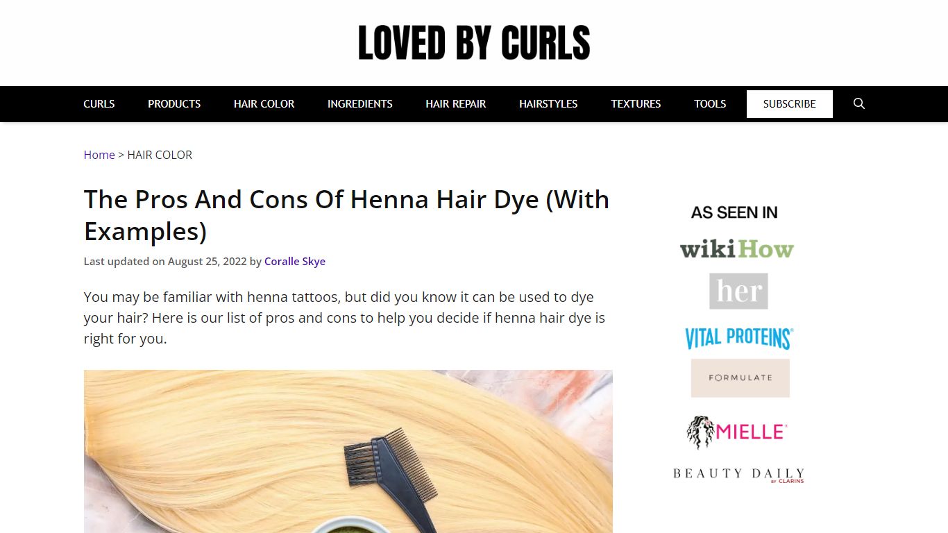 The Pros And Cons of Henna Hair Dye (with examples)