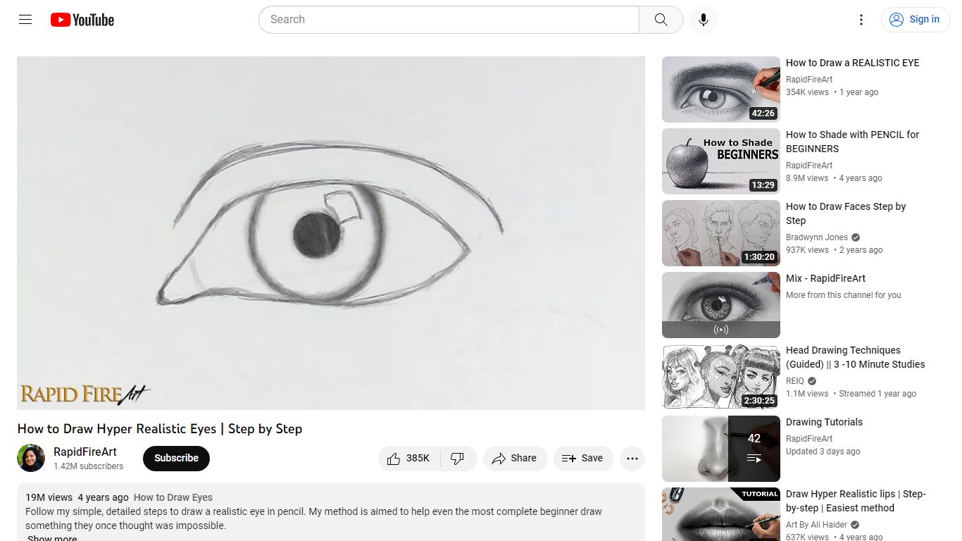 How to Draw Hyper Realistic Eyes | Step by Step - YouTube