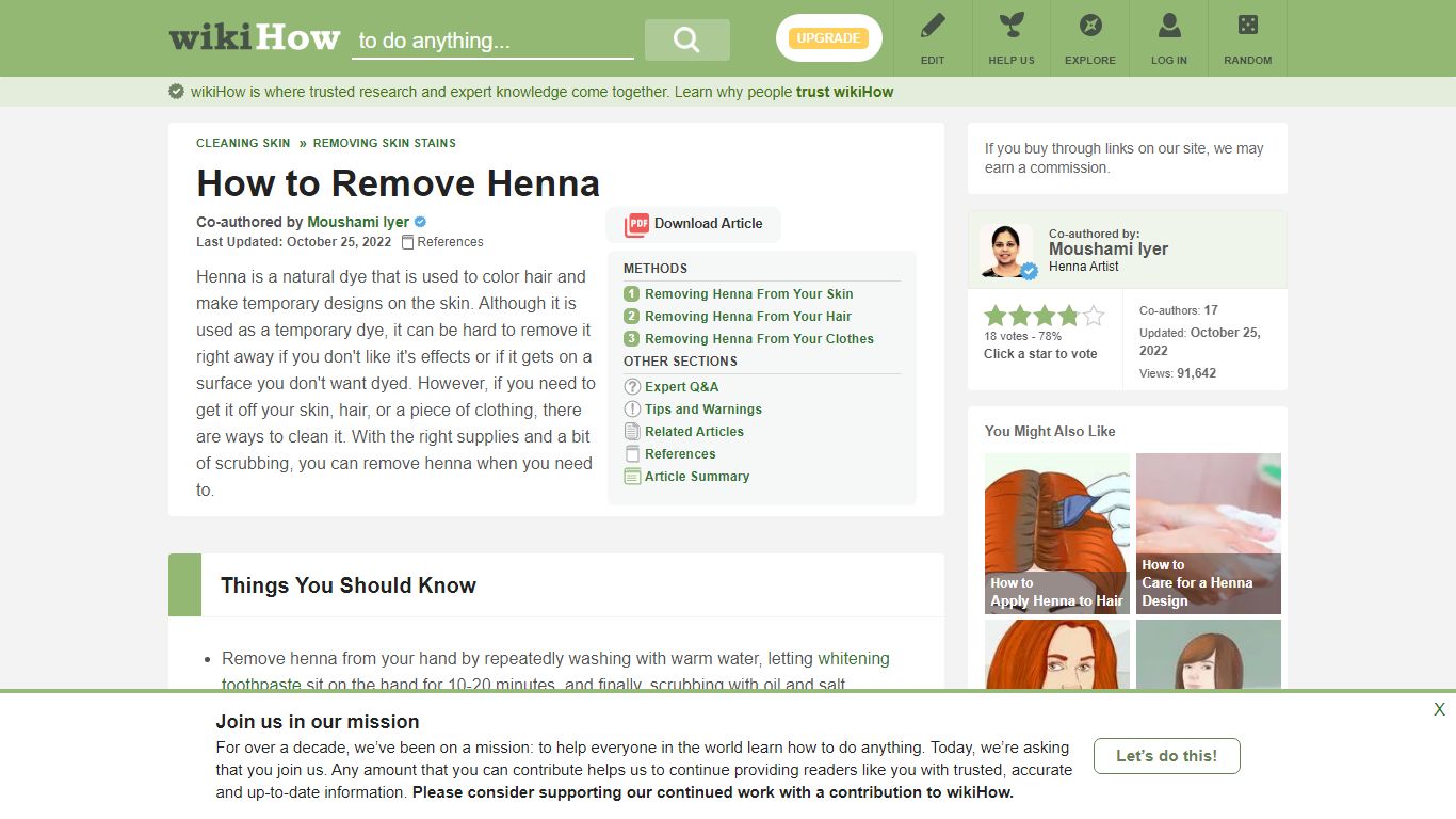 3 Ways to Remove Henna - wikiHow