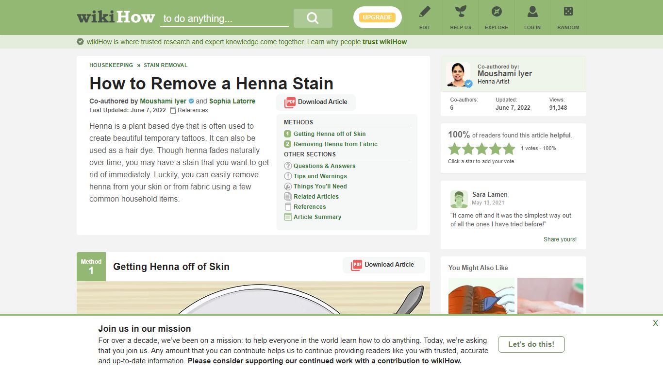 How to Remove a Henna Stain: 9 Steps (with Pictures) - wikiHow