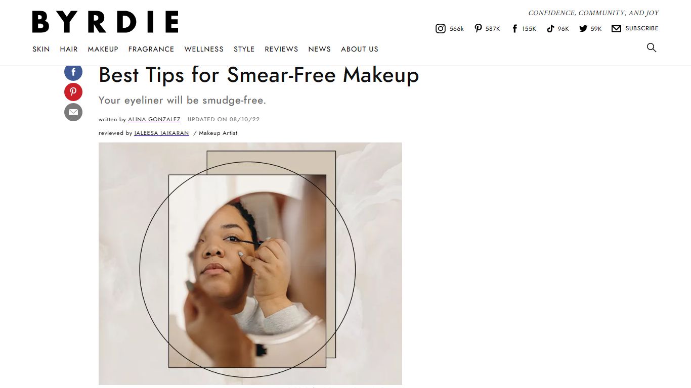 How to Keep Eyeliner from Smudging: Best Tips for Smear-Free ... - Byrdie