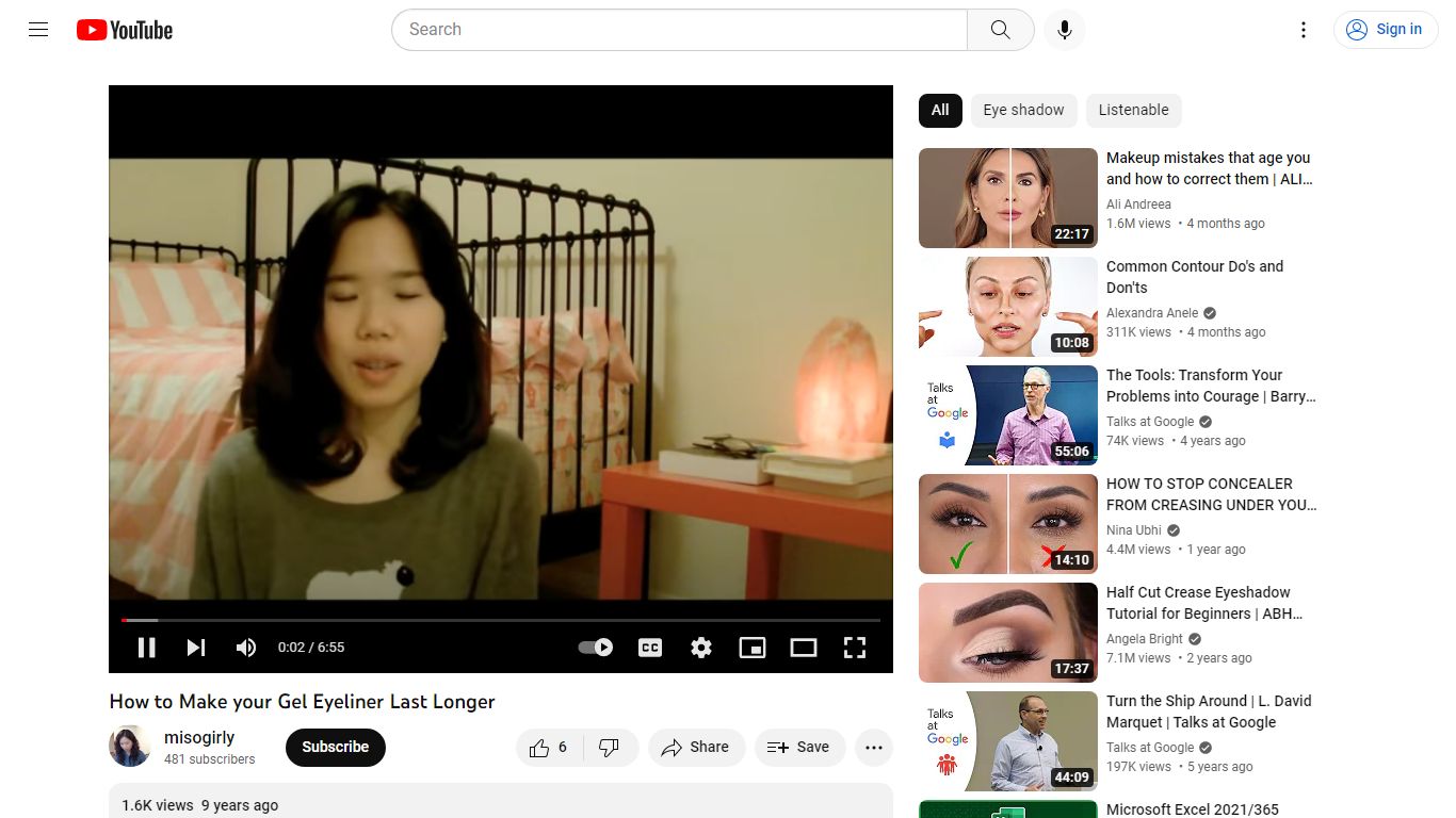How to Make your Gel Eyeliner Last Longer - YouTube