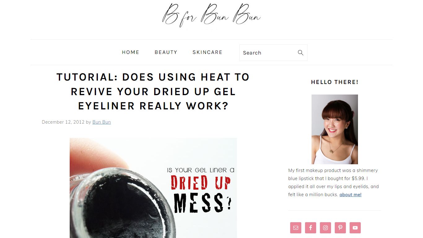 Tutorial: Does Using Heat To Revive Your Dried Up Gel Eyeliner Really ...