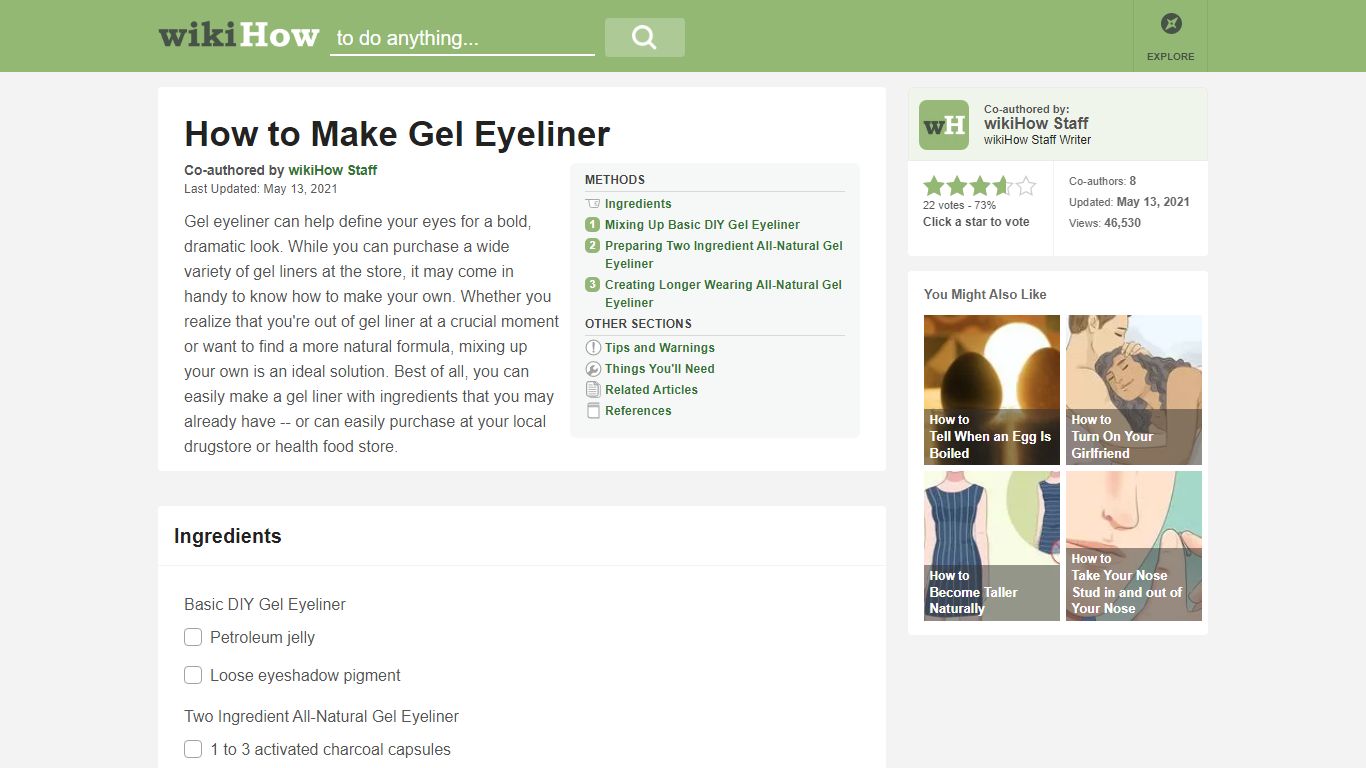 3 Ways to Make Gel Eyeliner - wikiHow Life