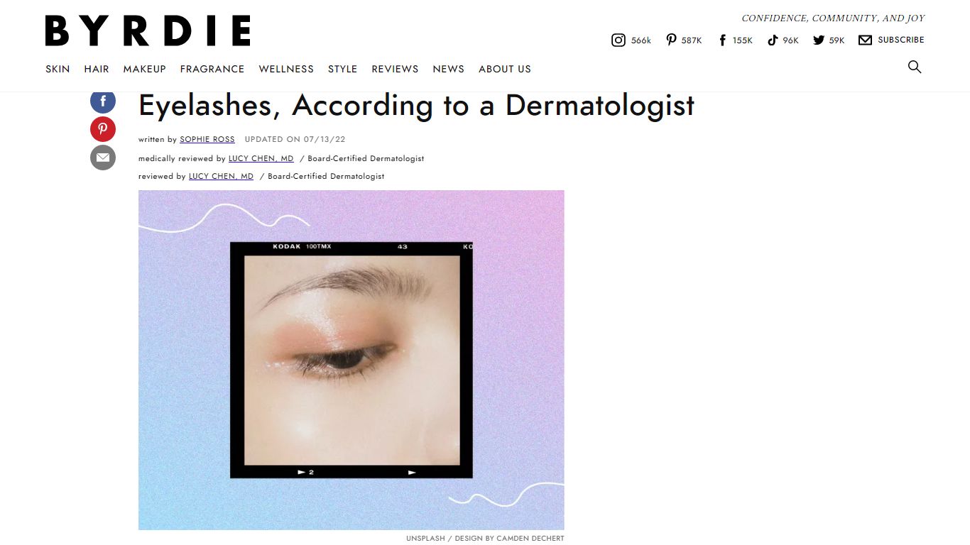 How to Grow Longer and Healthier Eyelashes, According to a ... - Byrdie