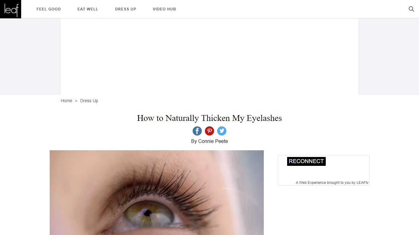 How to Naturally Thicken My Eyelashes | LEAFtv