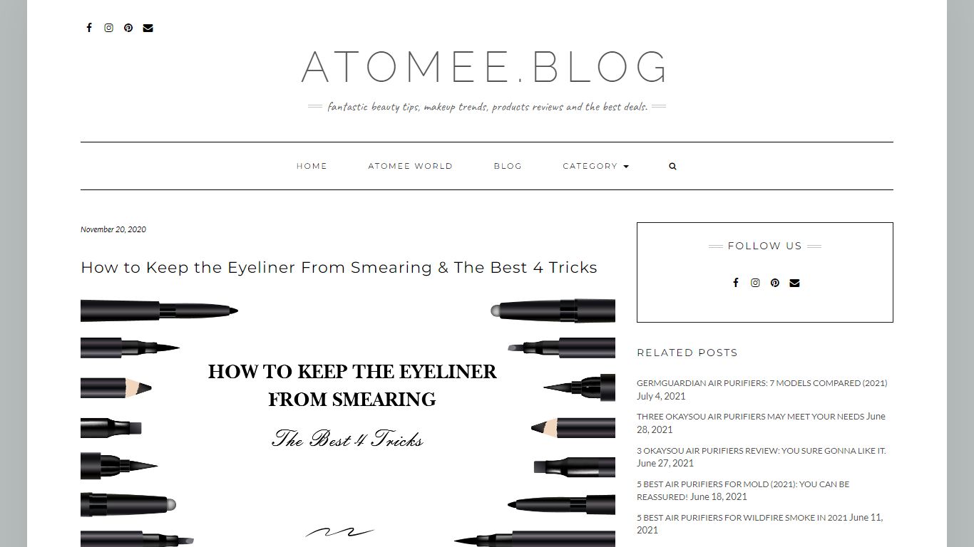 How to Keep the Eyeliner From Smearing & The Best 4 Tricks