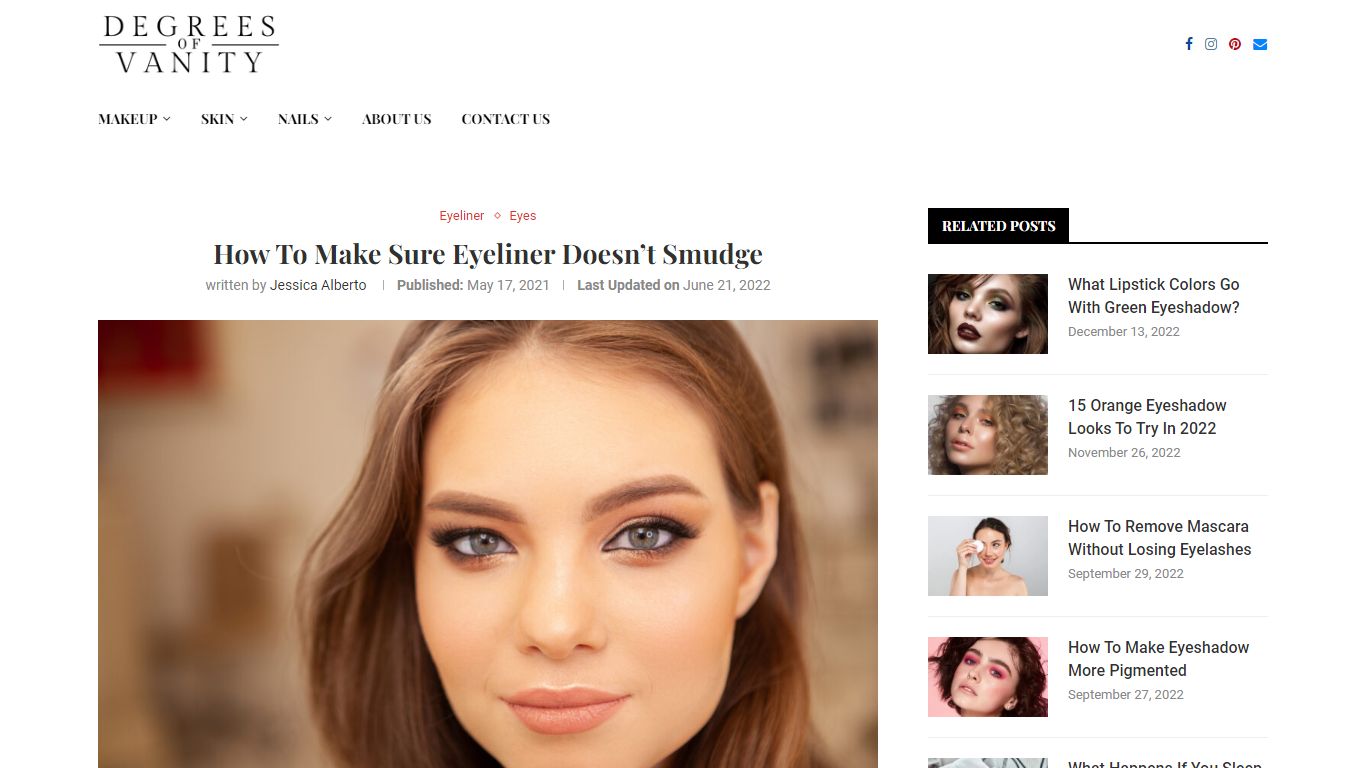 How To Make Sure Eyeliner Doesn't Smudge, A Step-By-Step Guide | DOV