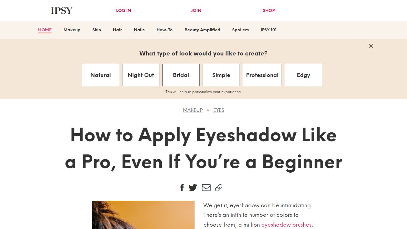 How to Apply Eyeshadow: Beginner-Friendly | IPSY
