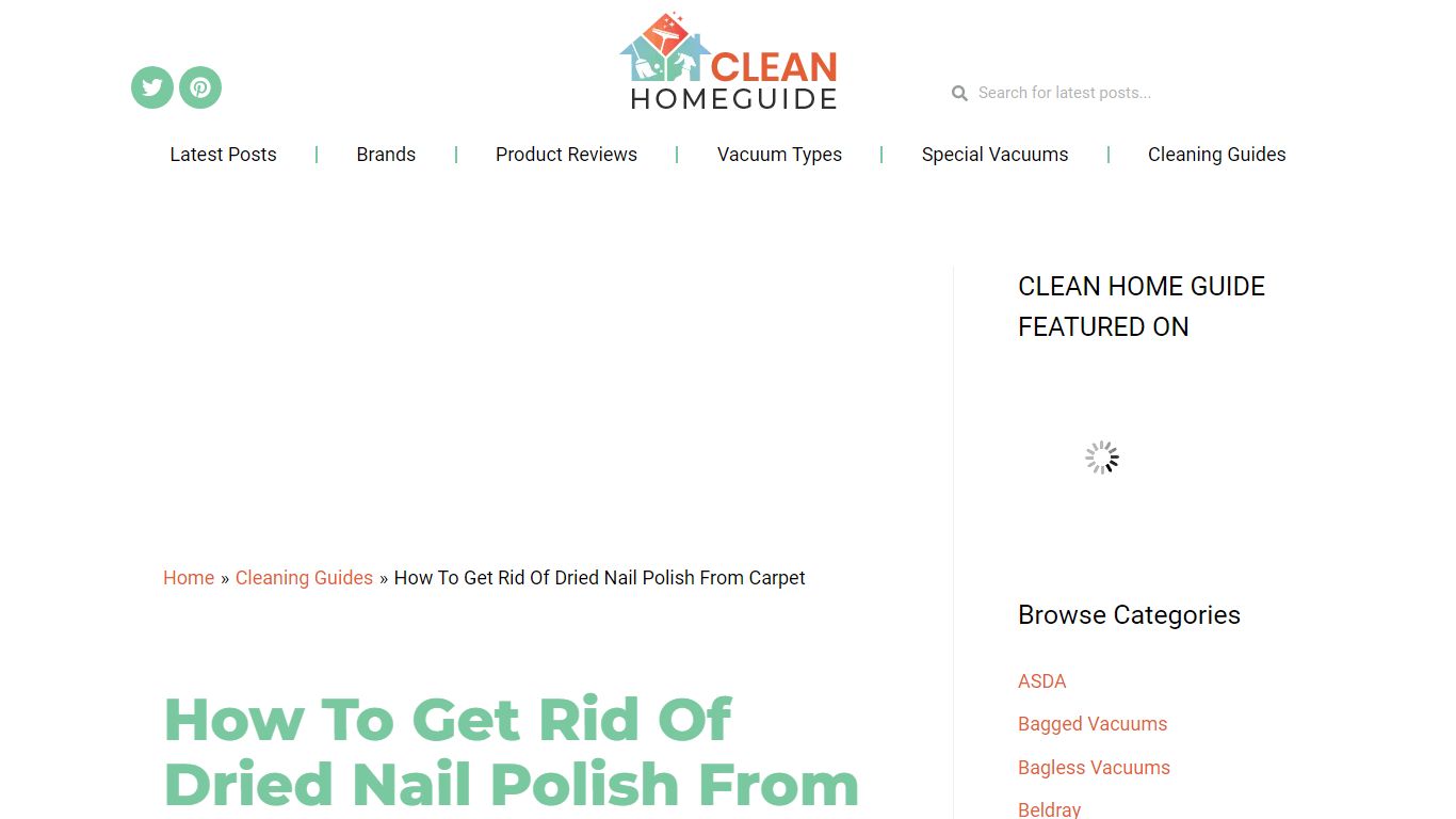 How To Get Rid Of Dried Nail Polish From Carpet - Clean Home Guide