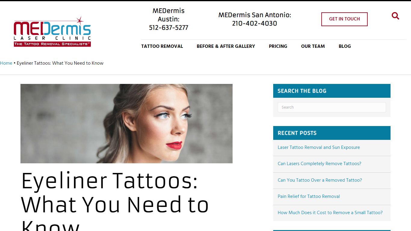 Eyeliner Tattoos: What You Need to Know - MEDermis Laser Clinic