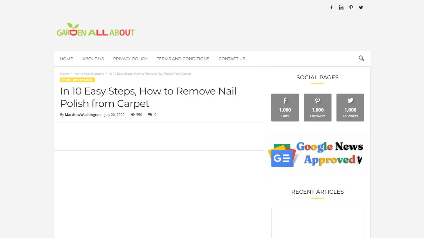 In 10 Easy Steps, How to Remove Nail Polish from Carpet