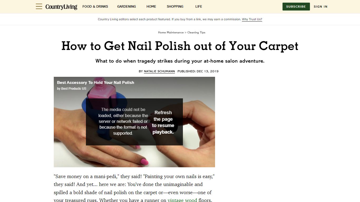 How to Get Nail Polish out of Your Carpet - How to Remove Dried Nail ...