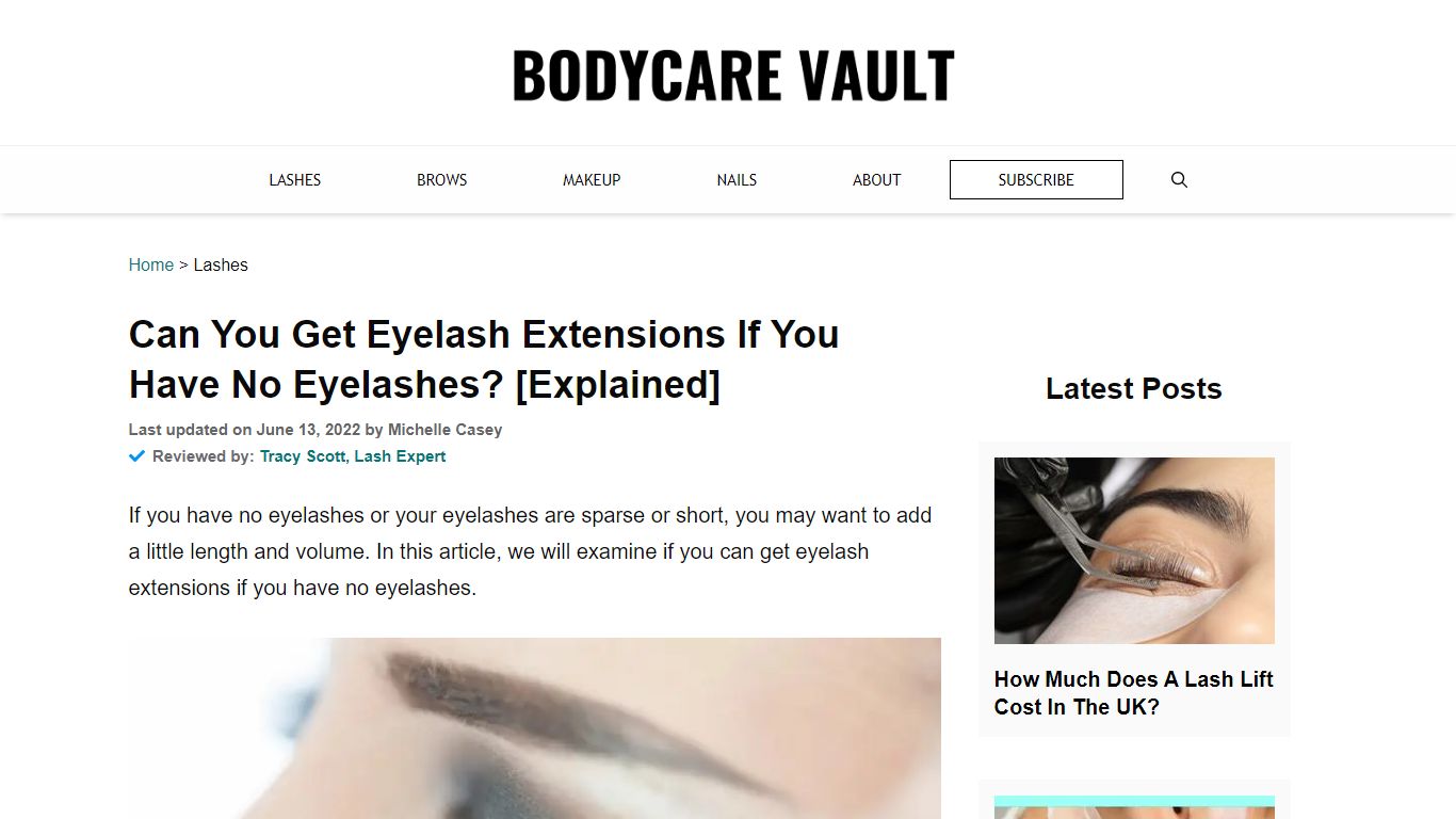 Can You Get Eyelash Extensions If You Have No Eyelashes? [Explained]