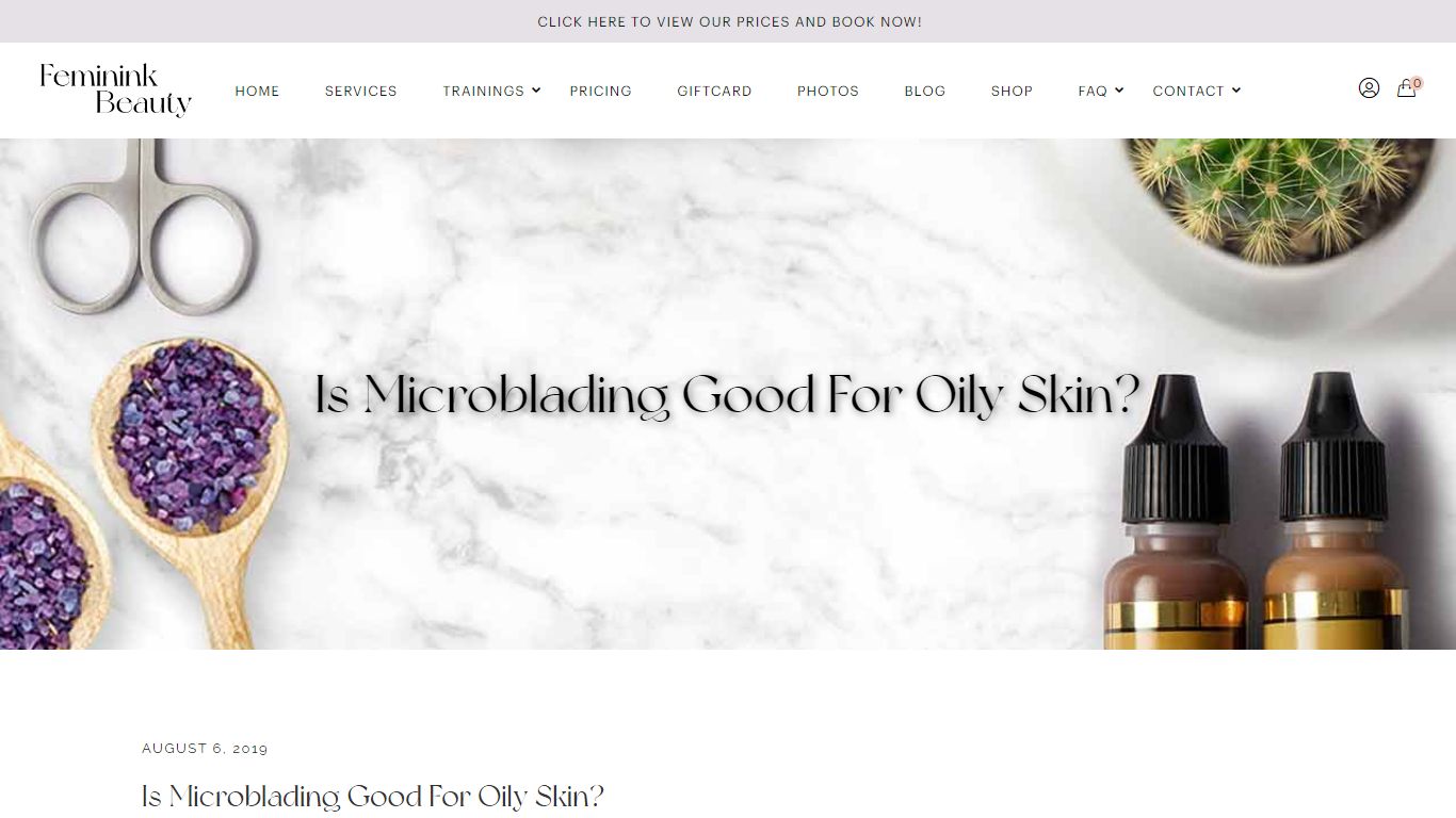 Is Microblading Good For Oily Skin? - Feminink Beauty Studio