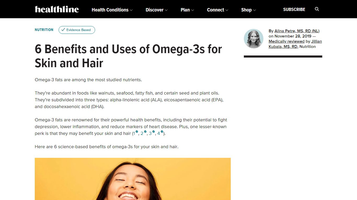 6 Benefits and Uses of Omega-3s for Skin and Hair - Healthline