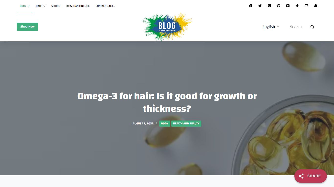 Omega-3 for hair: Is it good for growth or thickness?