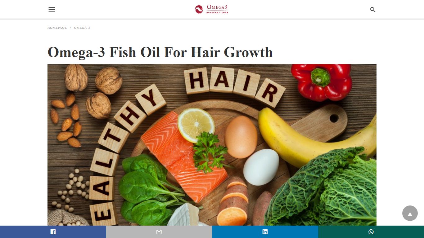 Omega-3 Oil For Hair Growth | Omega-3 Health Benefits