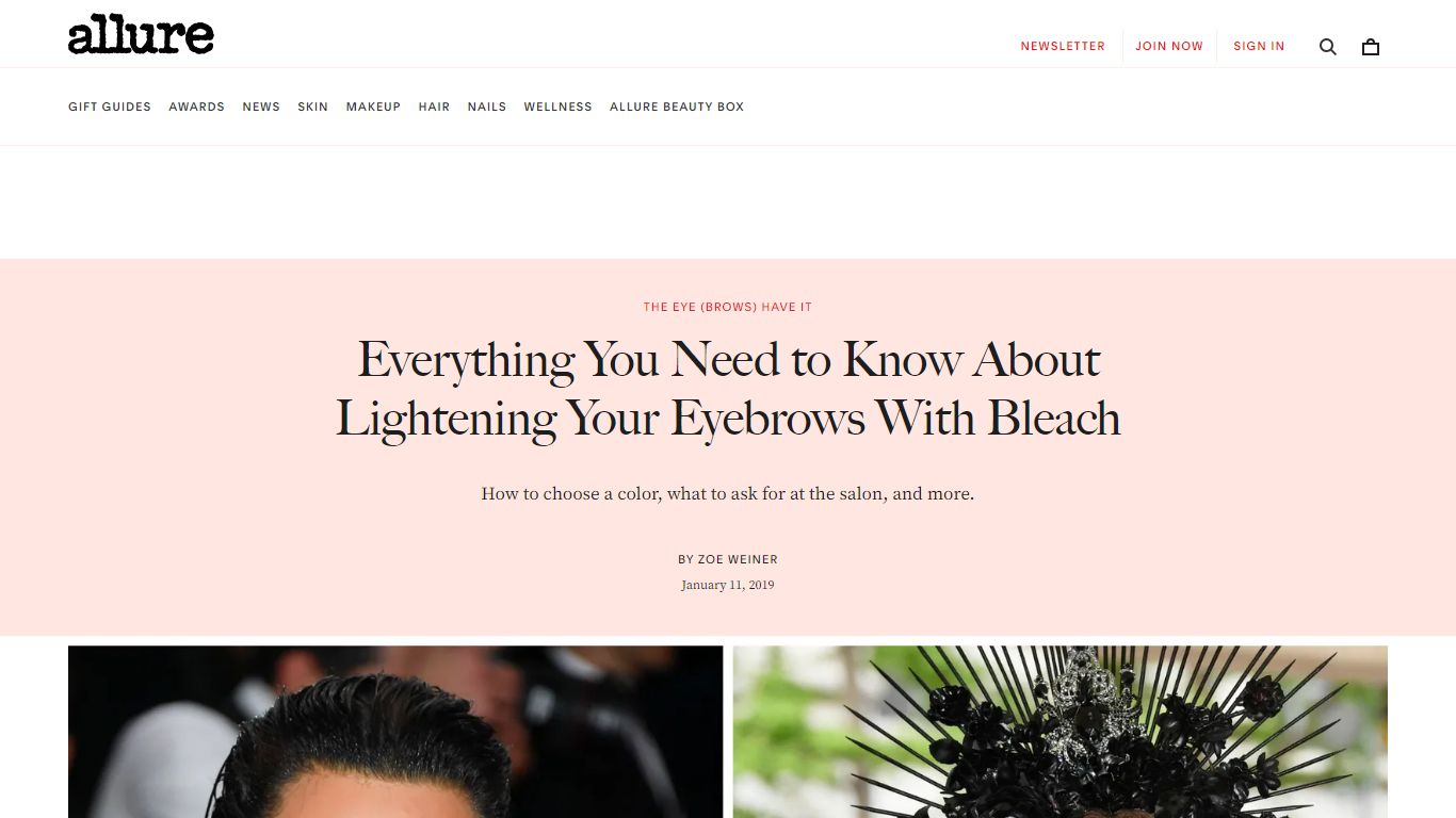 Brow Bleaching Guide: How to Lighten Your Eyebrows With Bleach - Allure