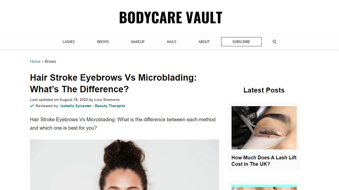 Hair Stroke Eyebrows Vs Microblading: What’s The Difference?